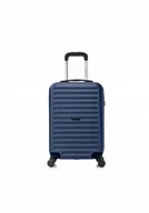 Walizki - Duża walizka podróżna na kółkach ABS 28" DARK BLUE ATENY 4,4kg 102L odp.kół - miniaturka - grafika 1