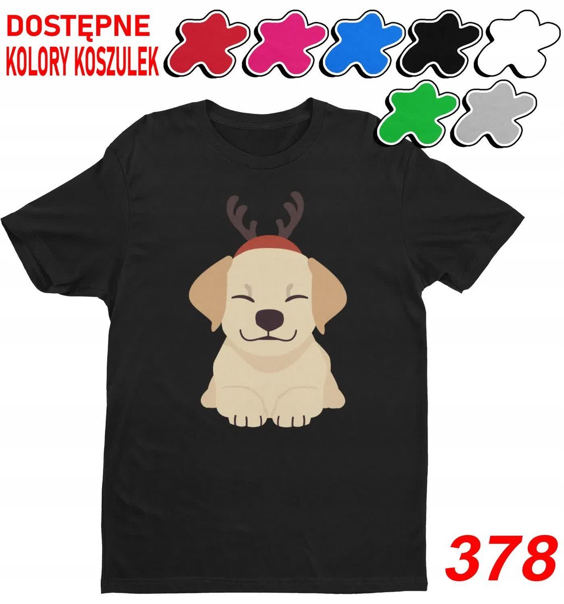Dziecięca Koszulka Z Nadrukiem Wybór Święta Psy Piesek Prezent -M 134-140
