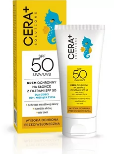 Synoptis PHARMA CERA+ Solutions krem ochronny na słońce z filtrami SPF50 dla dzieci od 1 miesiąca życia 50ml - Balsamy i kremy do opalania - miniaturka - grafika 2
