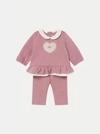Komplety dla niemowląt - Mayoral Komplet bluzka i legginsy 2507 Różowy Regular Fit - miniaturka - grafika 1