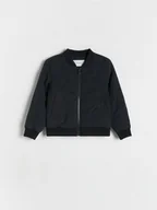 Moda i Uroda OUTLET - Reserved - Kurtka bomberka - czarny - miniaturka - grafika 1