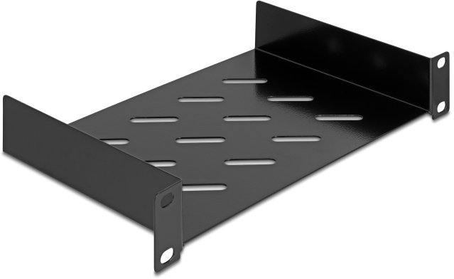 Delock 10 cali 1 HE Półka z otworami wentylacyjnymi do 150 mm głębokości maks. 25 kg nośności