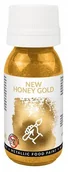 Dodatki do ciast w proszku - Metaliczna Farba Spożywcza Jadalna ZŁOTA - NEW HONEY GOLD 18ml - miniaturka - grafika 1