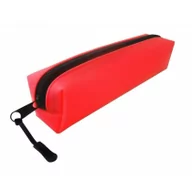 Piórniki - Piórnik silikonowy czerwony NARCISSUS - miniaturka - grafika 1