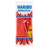 Żelki - Haribo Żelki o smaku truskawki Balla Stixx 200 g - miniaturka - grafika 1