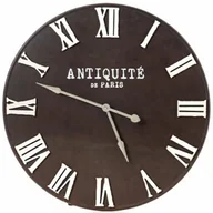 Zegary - Duży Zegar Prowansalski Brązowy 92 cm - miniaturka - grafika 1