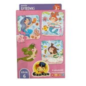 Puzzle - Czuczu Puzzle Syrenki 5 Układanek 45 Elementów 3+ - miniaturka - grafika 1