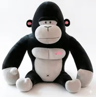 Maskotki i pluszaki - GORYL Z SERCEM 40 CM PLUSZOWA MASKOTKA MAŁPKA - miniaturka - grafika 1