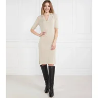Sukienki - Calvin Klein Sukienka | z dodatkiem wełny - miniaturka - grafika 1