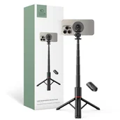 Selfie stick - TECH-PROTECT L06S MAGSAFE BLUETOOTH SELFIE STICK TRIPOD BLACK - miniaturka - grafika 1