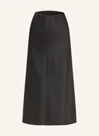 Spódnice - S.Oliver Black Label Satynowa Spódnica schwarz - miniaturka - grafika 1