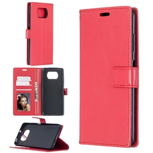 Pokrowiec König Design kompatybilny z etui na telefon komórkowy Xiaomi Poco X3 ze skóry syntetycznej - Etui na telefon komórkowy czerwone - Etui i futerały do telefonów - miniaturka - grafika 1