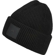 Czapki damskie - Czapka zimowa ADIDAS WID CUFF BEANIE IY5255 – Czarny - miniaturka - grafika 1