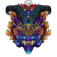 Puzzle - Drewniane Puzzle Magiczny Smok A5 - miniaturka - grafika 1