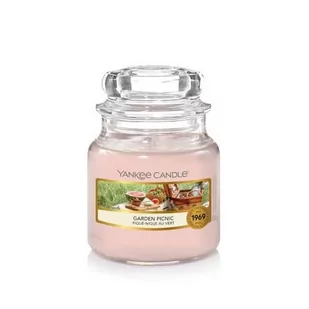 Yankee Candle świeca zapachowa Garden picnic słoik mały 104g 1651423E 1651423E - Świece - miniaturka - grafika 1