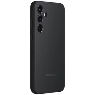Etui Samsung EF-PA556TBEGWW A55 5G A556 czarny/black Silicone Cover - Etui i futerały do telefonów - miniaturka - grafika 2