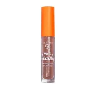 Golden Rose Miss Beauty - Diamond Shine 3D Lipgloss - Błyszczyk do ust - 4,5 ml - 03 Sunkissed - Błyszczyki do ust - miniaturka - grafika 1
