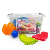 Zabawki sensoryczne - Ścieżka sensoryczna z piłeczkami - Jeżykowy szlak - 36 el. - miniaturka - grafika 1