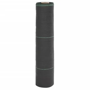 vidaXL Agrowłóknina antychwastowa, czarna, 0,5x200 m, PP - Agrowłókniny - miniaturka - grafika 1