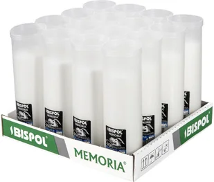 ZESTAW Wkłady do zniczy parafinowe BISPOL P400 95H 16szt. + Zapałki DABSTER_PL 38szt. - Lampiony i znicze - miniaturka - grafika 1