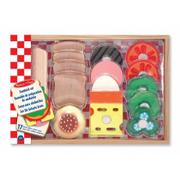 Zabawki AGD - Melissa & Doug Drewniane kanapki do krojenia - miniaturka - grafika 1