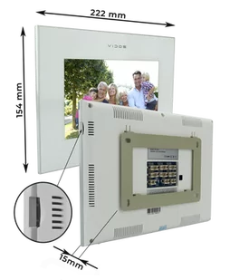 Zestaw wideodomofon WiFi M10W-X + Stacja bramowa S11-1 - Vidos - Wideodomofony - miniaturka - grafika 3