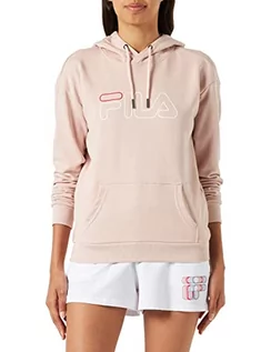 Bluzy damskie - FILA Damska bluza z kapturem Salea Rose, S, Sepia Rose, S - grafika 1