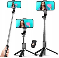 Selfie stick - SELFIE STICK TELESKOPOWY ROZSUWANY KIJEK DO SELFIE Kijek Statyw Bluetooth - miniaturka - grafika 1