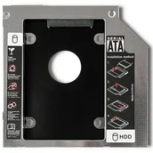 Zabezpieczenia do laptopów - Qoltec Kieszeń na drugi dysk 2.5 HDD 9.5 mm - miniaturka - grafika 1