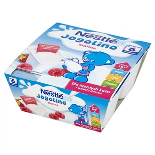 Nestle Nestlé Jogolino malina 4x100g - Desery dla dzieci - miniaturka - grafika 1