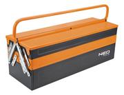 Skrzynki i torby narzędziowe - NEO-TOOLS skrzynka narzędziowa metalowa 555mm 84-101 - miniaturka - grafika 1