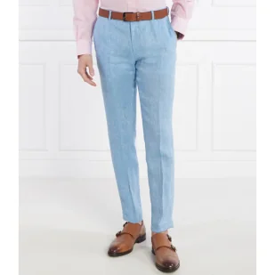 Joop! Lniane spodnie JT-18Hank | Slim Fit - Spodnie męskie - miniaturka - grafika 1