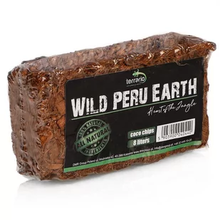 TERRARIO WILD PERU EARTH 7L 650G - PODŁOŻE ZRĘBKI KOKOSA - Dekoracje do terrarium - miniaturka - grafika 1