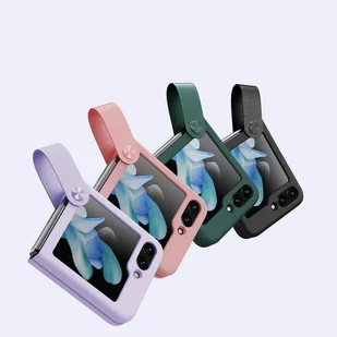 Etui z zawieszką i podstawką Nillkin Flex Flip do Samsung Galaxy Z Flip 5 - czarne - Etui i futerały do telefonów - miniaturka - grafika 7