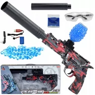 Zabawki militarne - BEZPIECZNY PISTOLET AUTOMAT KULKI ŻELOWE KARABIN REWOLWER WIELKI - miniaturka - grafika 1