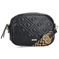 Torebki damskie - Rieker H1500-01 BLACK EKO torebka damska czarna - miniaturka - grafika 1