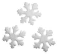 Zabawki kreatywne - DP Craft Śnieżynki styropianowe DPCRAFT 75mm 24sztuk DIST-010 - miniaturka - grafika 1