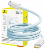 Kable USB - Kabel Baseus Dynamic 4 Pro 100W USB-C - USB-C 1m - niebieski - miniaturka - grafika 1
