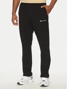 Champion Spodnie dresowe 220305 Czarny Straight Fit - Spodnie sportowe męskie - miniaturka - grafika 1