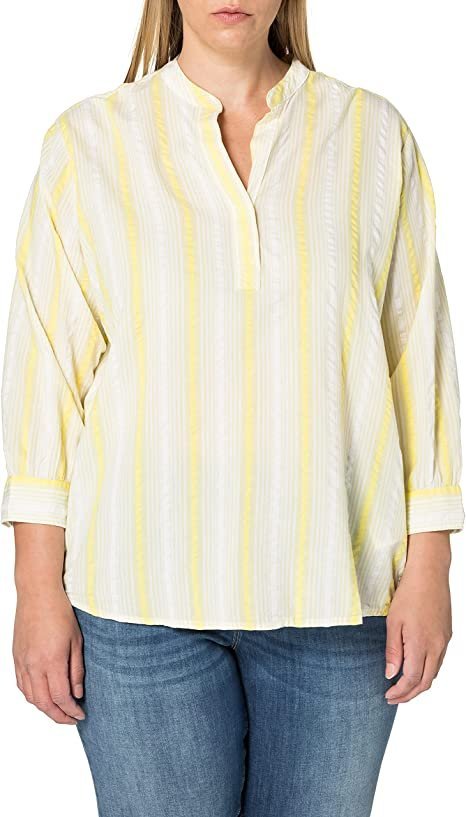 Lee Essential Blouse Damska Koszula Materiałowa W Paski Lime Juice L45Vzqqi-S