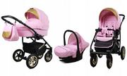 Wózki dziecięce - BabyLux GoldLux ALU 3w1 5904905104137 - miniaturka - grafika 1