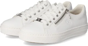 Rieker FSK buty sportowe damskie sneakersy białe L59L1-83 : 39 - Sneakersy damskie - miniaturka - grafika 1