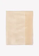 Apaszki i szaliki damskie - Szal wieczorowy jedwab z wełną beżowy z ozdobną złotą nitką 70x190 cm - miniaturka - grafika 1