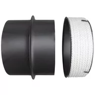 Akcesoria kominkowe - Przejście Z Redukcją Z Systemu Rur Fi 150/180 - miniaturka - grafika 1