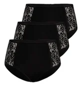 Komplety bielizny - Wielopak majtek bawełnianych Loren czarny, Teyli - miniaturka - grafika 1
