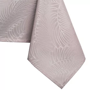 Obrus Gaia Pudrowy róż Tłoczony Roślinny 150x350 owal AmeliaHome - TCLOTH/AH/GAIA/HMD/POWDERPINK/O150X350 - Obrusy i serwetki - miniaturka - grafika 1