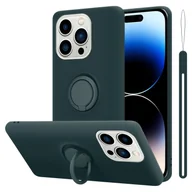 Etui i futerały do telefonów - Etui ochronne Cadorabo do Apple iPhone 14 PRO w kolorze zielonym etui na telefon komórkowy pokrowiec z TPU - miniaturka - grafika 1