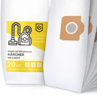 Worki do odkurzaczy - 20x Worek do Odkurzacza Kärcher Wd 3.500 P Syntetyczny Pojemny Duży Worki - miniaturka - grafika 1
