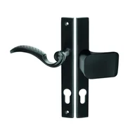 Klamki - Kuchinox Klamko-uchwyt Baron 90 mm na wkładkę prawy czarny - miniaturka - grafika 1