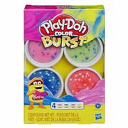 Masy plastyczne - Hasbro Play-Doh Color Burst Bright Pack - miniaturka - grafika 1